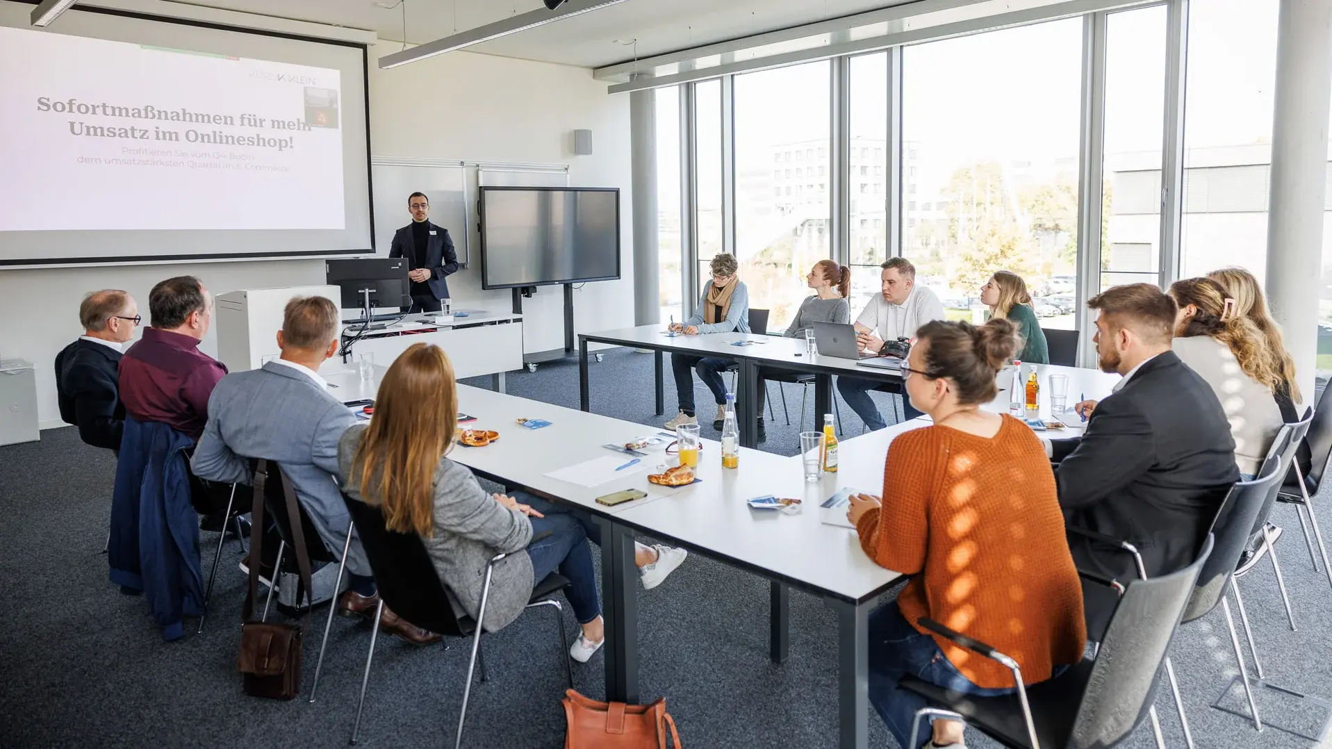 People around table at a meeting
