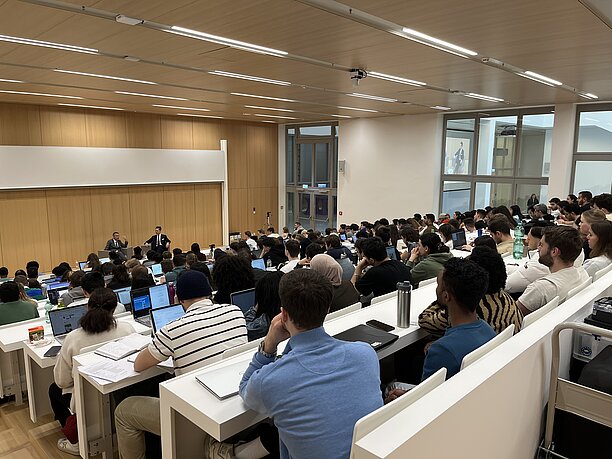 A picture of Students Sitting in a Lecture Hall