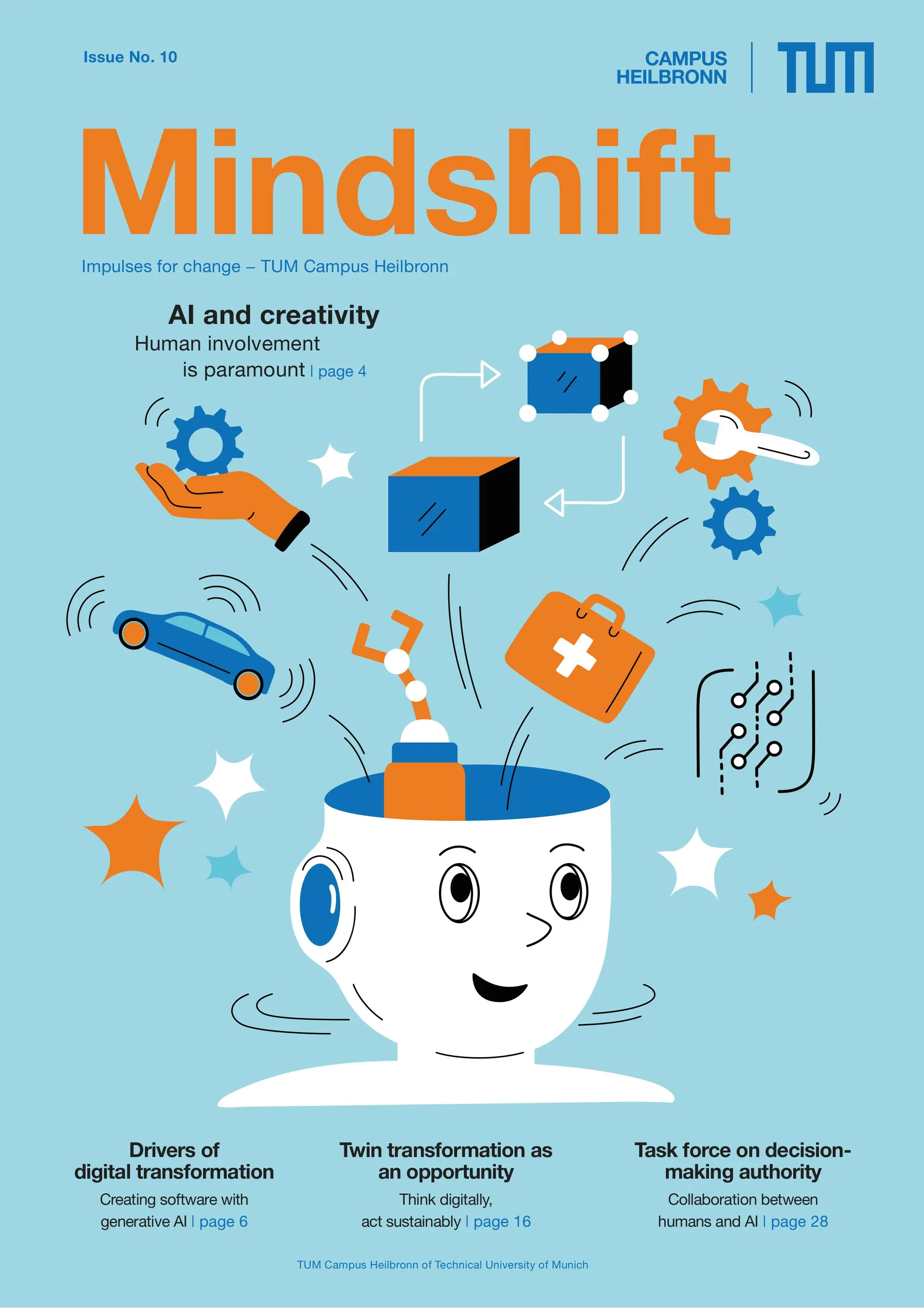 Mindshift magazine cover tenth edition